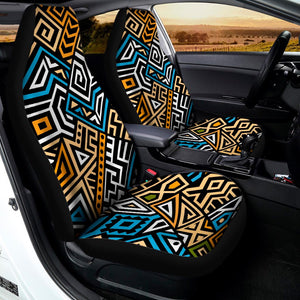 Ethnic Aztec Geometric Pattern Print Universal Fit Car Seat Covers