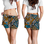 Ethnic Aztec Geometric Pattern Print Women's Shorts