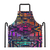 Ethnic Aztec Grunge Trippy Print Apron