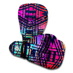 Ethnic Aztec Grunge Trippy Print Boxing Gloves