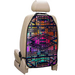 Ethnic Aztec Grunge Trippy Print Car Seat Organizers
