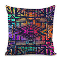 Ethnic Aztec Grunge Trippy Print Pillow Cover