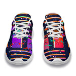 Ethnic Aztec Grunge Trippy Print Sport Shoes GearFrost