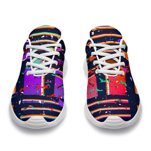 Ethnic Aztec Grunge Trippy Print Sport Shoes GearFrost