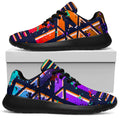 Ethnic Aztec Grunge Trippy Print Walking Shoes