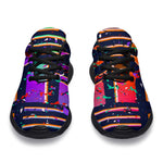 Ethnic Aztec Grunge Trippy Print Sport Shoes GearFrost