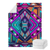 Ethnic Aztec Trippy Print Blanket