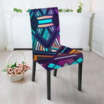 Ethnic Aztec Trippy Print Dining Chair Slipcover