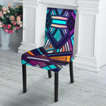Ethnic Aztec Trippy Print Dining Chair Slipcover