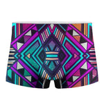 Ethnic Aztec Trippy Print Men's Boxer Briefs