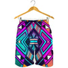 Ethnic Aztec Trippy Print Men's Shorts