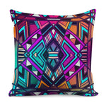 Ethnic Aztec Trippy Print Pillow Cover