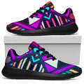 Ethnic Aztec Trippy Print Walking Shoes