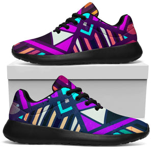 Ethnic Aztec Trippy Print Sport Shoes GearFrost