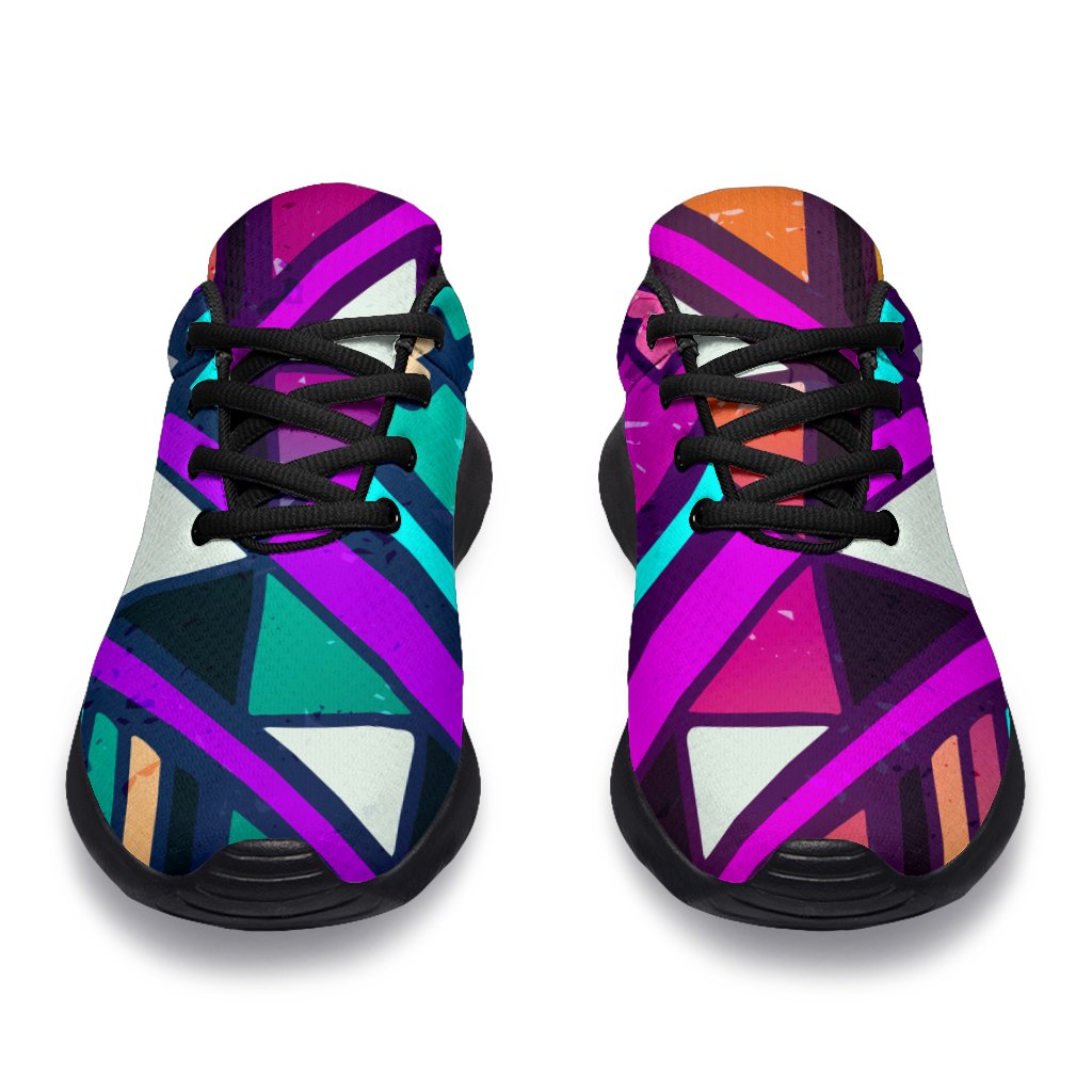 Ethnic Aztec Trippy Print Sport Shoes GearFrost