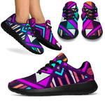 Ethnic Aztec Trippy Print Sport Shoes GearFrost