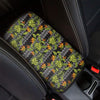 Ethnic Bird Of Paradise Pattern Print Car Center Console Cover