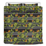 Ethnic Bird Of Paradise Pattern Print Duvet Cover Bedding Set