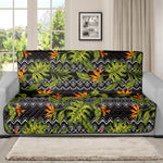 Ethnic Bird Of Paradise Pattern Print Futon Protector