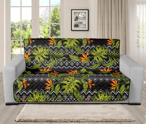 Ethnic Bird Of Paradise Pattern Print Futon Protector