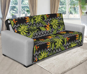 Ethnic Bird Of Paradise Pattern Print Futon Protector