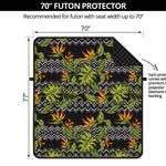 Ethnic Bird Of Paradise Pattern Print Futon Protector