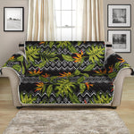 Ethnic Bird Of Paradise Pattern Print Loveseat Protector