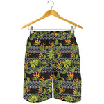 Ethnic Bird Of Paradise Pattern Print Men's Shorts