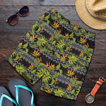 Ethnic Bird Of Paradise Pattern Print Men's Shorts