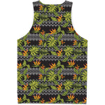 Ethnic Bird Of Paradise Pattern Print Men's Tank Top