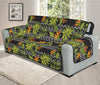 Ethnic Bird Of Paradise Pattern Print Oversized Sofa Protector