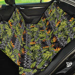 Ethnic Bird Of Paradise Pattern Print Pet Car Back Seat Cover