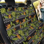 Ethnic Bird Of Paradise Pattern Print Pet Car Back Seat Cover