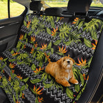 Ethnic Bird Of Paradise Pattern Print Pet Car Back Seat Cover