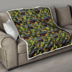 Ethnic Bird Of Paradise Pattern Print Quilt