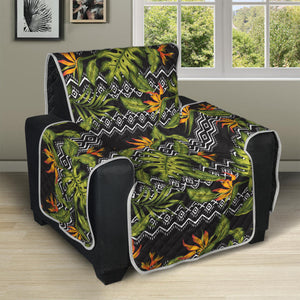 Ethnic Bird Of Paradise Pattern Print Recliner Protector