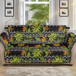 Ethnic Bird Of Paradise Pattern Print Sofa Protector