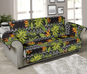 Ethnic Bird Of Paradise Pattern Print Sofa Protector