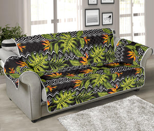 Ethnic Bird Of Paradise Pattern Print Sofa Protector