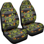 Ethnic Bird Of Paradise Pattern Print Universal Fit Car Seat Covers