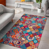 Ethnic Bohemian Mandala Pattern Print Area Rug GearFrost