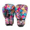 Ethnic Bohemian Mandala Pattern Print Boxing Gloves