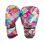 Ethnic Bohemian Mandala Pattern Print Boxing Gloves