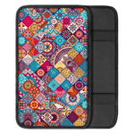 Ethnic Bohemian Mandala Pattern Print Car Center Console Cover