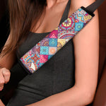 Ethnic Bohemian Mandala Pattern Print Car Seat Belt Covers