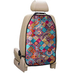 Ethnic Bohemian Mandala Pattern Print Car Seat Organizers