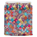 Ethnic Bohemian Mandala Pattern Print Duvet Cover Bedding Set