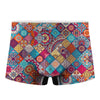 Ethnic Bohemian Mandala Pattern Print Men's Boxer Briefs