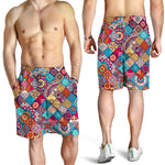 Ethnic Bohemian Mandala Pattern Print Men's Shorts