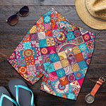 Ethnic Bohemian Mandala Pattern Print Men's Shorts